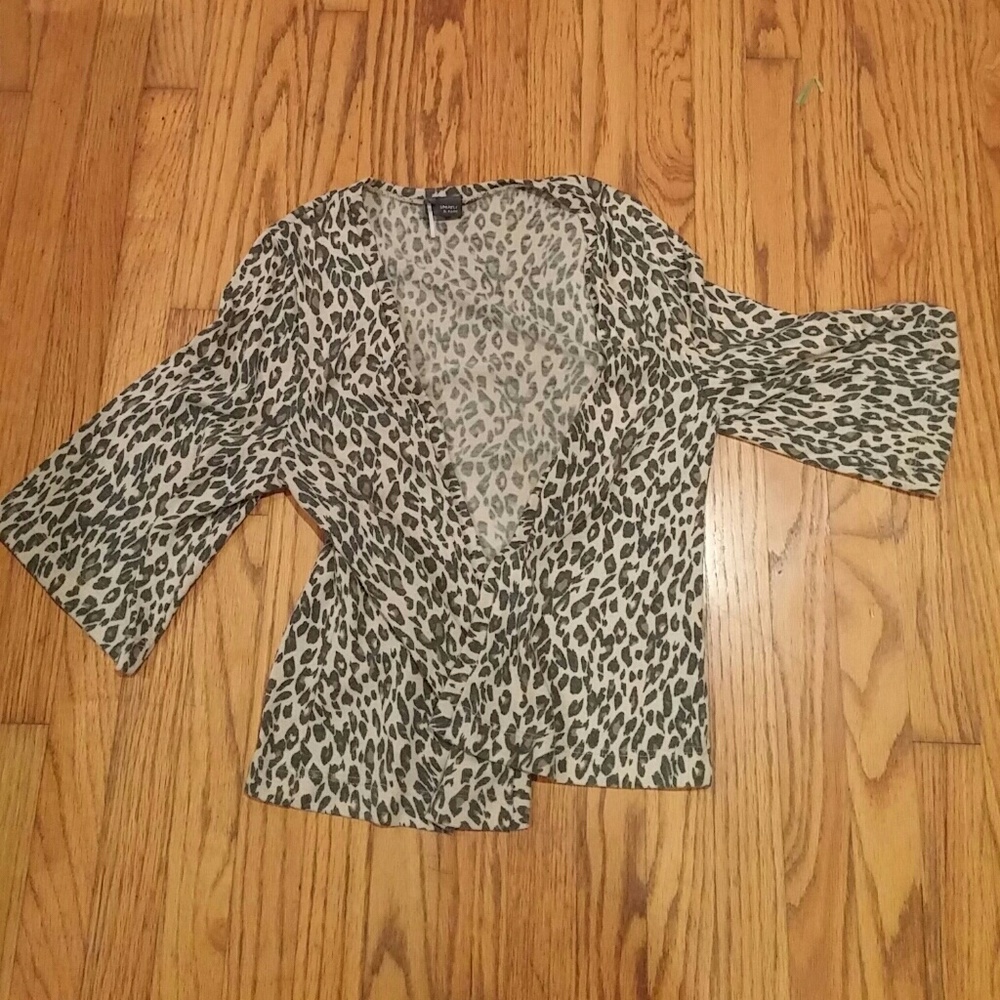 Sparkle and Fade Leopard Cardi